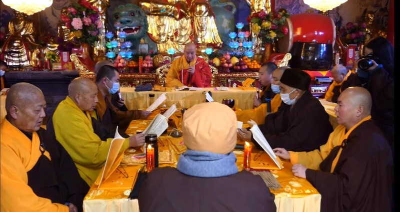 释印来法师三周年纪念法会在河南鲁山文殊寺举办